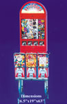 5 rack w/ sticker bulk vending machines